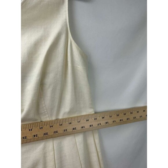 Lands End Women's 16W Floral Sleeveless Summer Mini Dress With Pockets - Picture 5 of 15